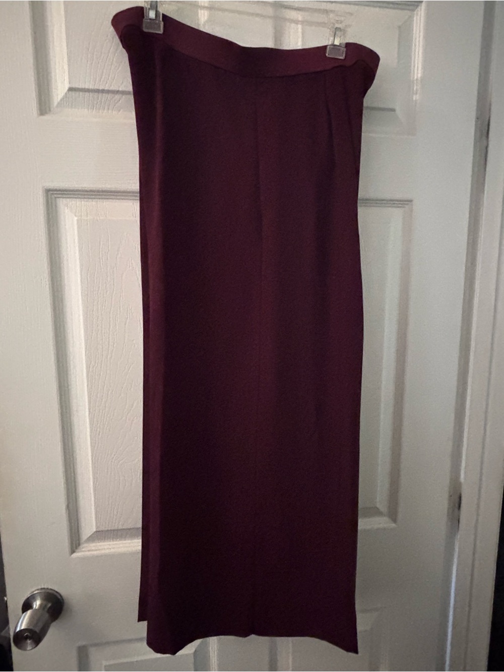 Wine Colored Flare Pants 14